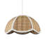 15cm H Rattan Round Pendant Shade ( No Direct Attachment Method ) in Brown