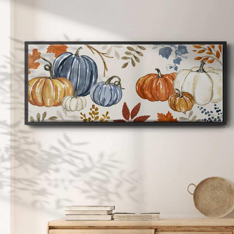 Harvest Time II- Framed Canvas, 20" H x 50" W