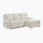 Lashanda 89.5" W Chenille Reclining Sectional with Chaise -479163143