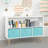 Kids Bookcase With Collapsible Fabric Drawers Toy Box Accent Cabinet Console Cabinet Entry Way Cabinet-111861266
