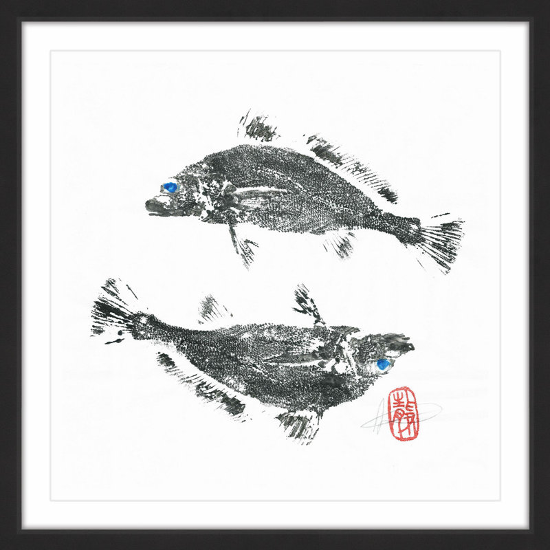 « croakers go espionnage yang », reproduction d’art encadrée, H 18 po x l 18 po x P 1,5 po