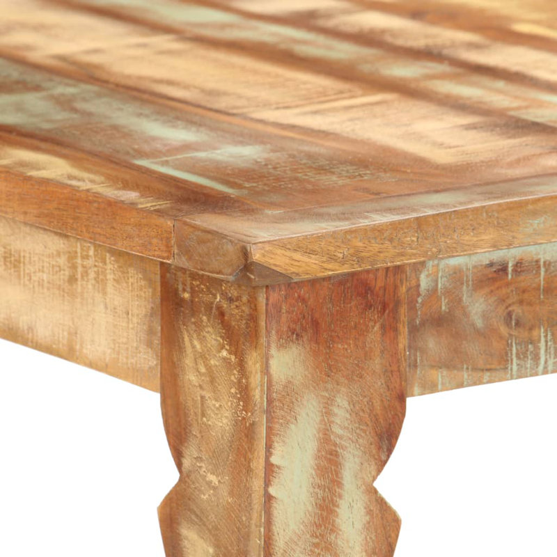 Beke Solid Wood Dining Table, 76cm H X 140cm W X 70cm D