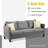 Cracraft Wicker 7 - Person Patio Conversation Set with Cushions-889337835