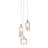 Garnich 3 - Light Chrome Cluster Pendant