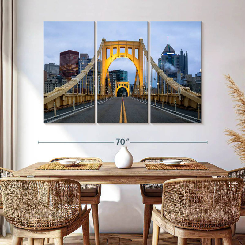 Mehar Roberto Clemente Bridge, 42" H x 65" W
