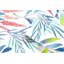 Red Barrel Studio® 93028 - Papier peint adhésif à motif de feuilles à motif d'aquarelle à motif floral auto-adhésif amovible en vinyle blanc / bleu / rose 17,7 po x 9,8 pi