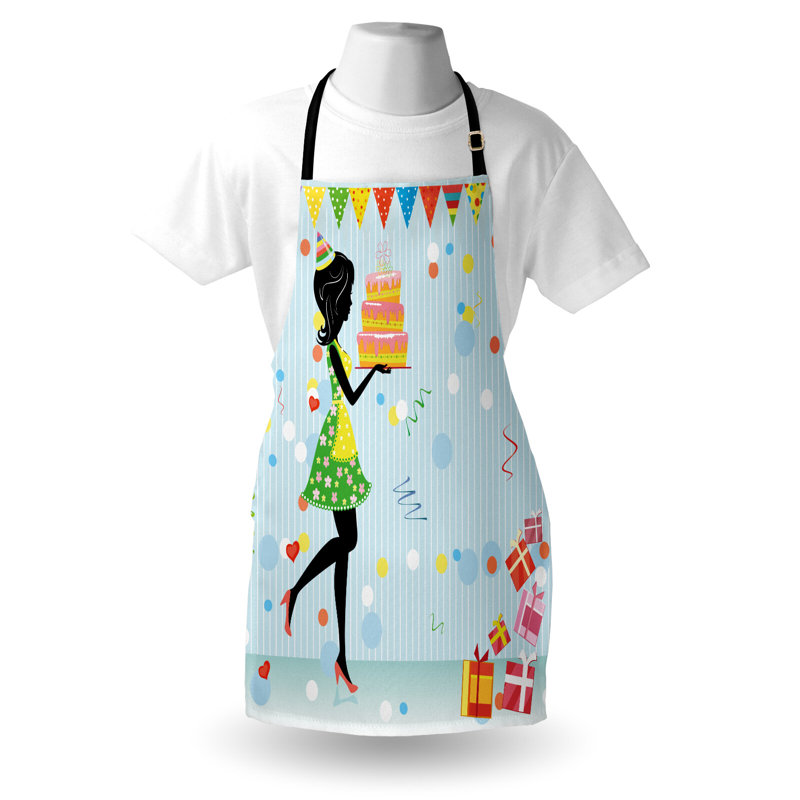 No Pattern Bib Apron