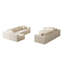 Canapé modulaire en L 188 pouces en velours côtelé-118045601