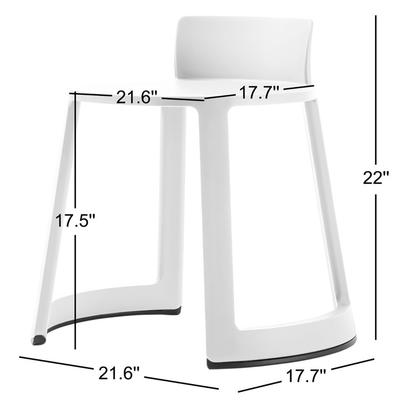 Tabouret Revo, Blanc