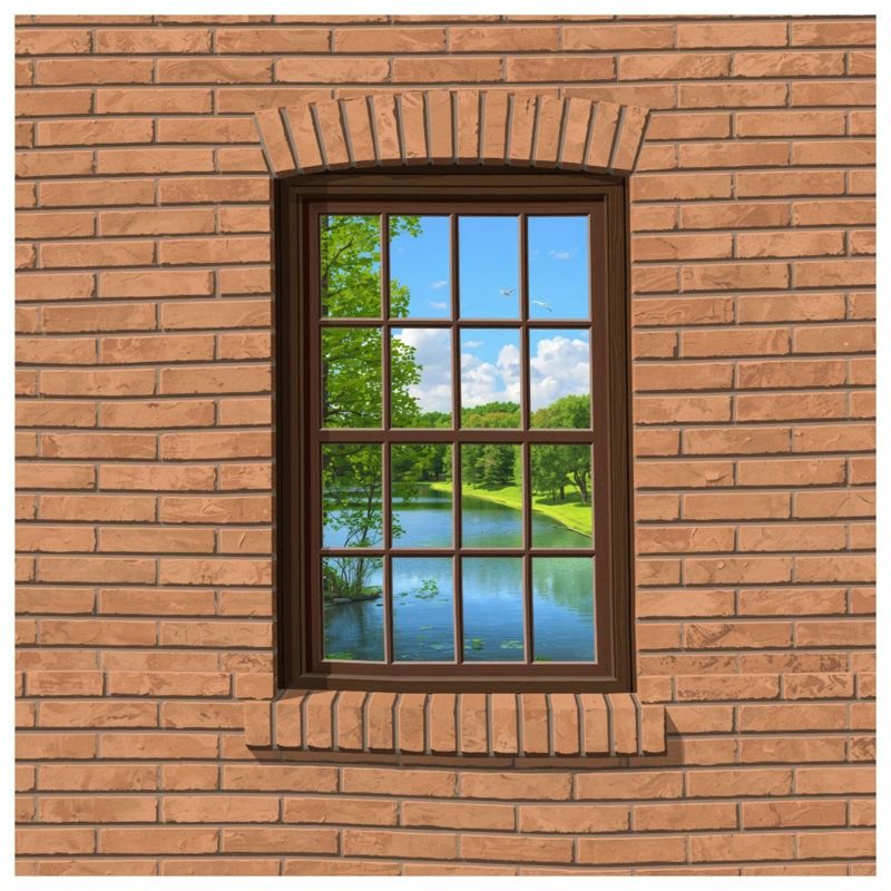 Rideaux de douche Brick Wall, L 70 po x H 84 po