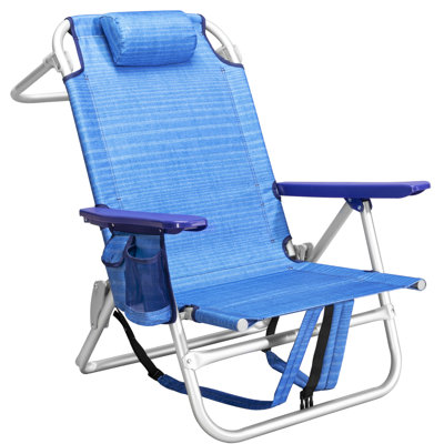 Berget Backpack Beach Chairs, Folding Heavy Duty Camping Chair