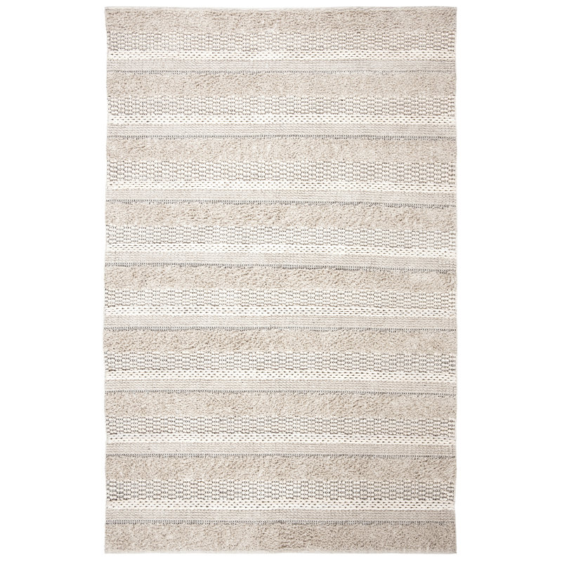 Magellan Natura Hand Woven Cotton Striped Rug, Rectangle 5' x 8'