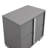 Carson Light Taupe 2 Drawers 23.5In. W Nightstand-670926249
