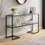 Glass Top Console Table-1232389501
