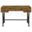 Rustic Nutmeg 2-piece Computer Desk and Bookcase