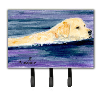 Porte-laisse et porte-clé golden retriever