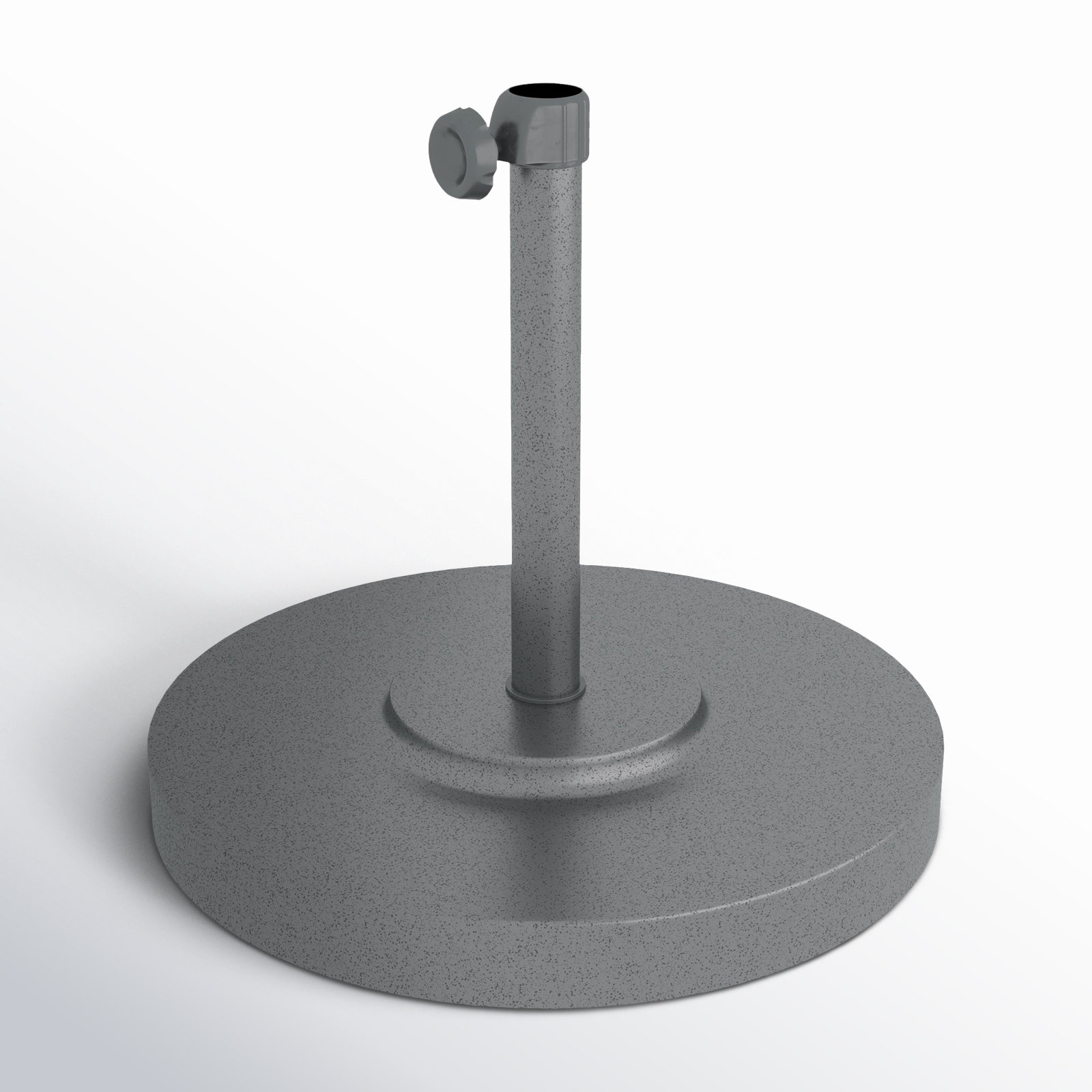 Roksana Steel Free Standing Umbrella Base, Gray