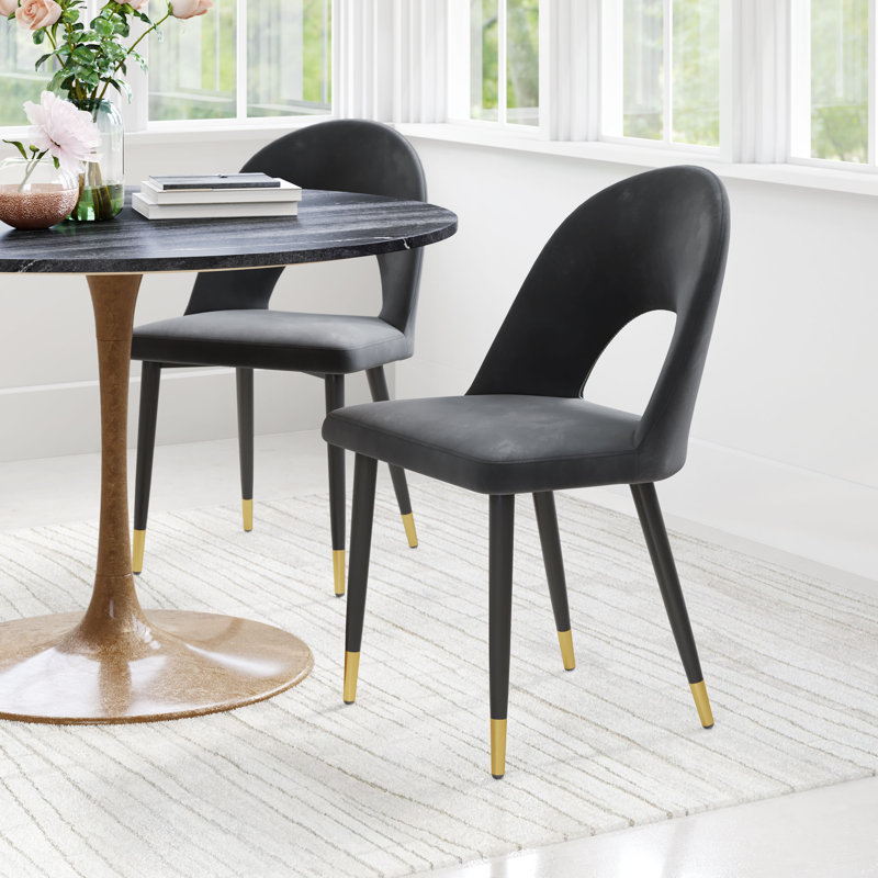 Ensemble de chaises Kavion (ensemble de 2), Noir