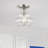 Vilas Glass Semi Flush Mount-895313789