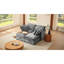 4 coussins double couche avec compartiment de rangement. Revêtement gris. Mousse et bourres de coton PP. Cadre en pin et contreplaqué. Pour les espaces de vie. Coussins faciles à installer et faciles à installer pour la chambre-994289426