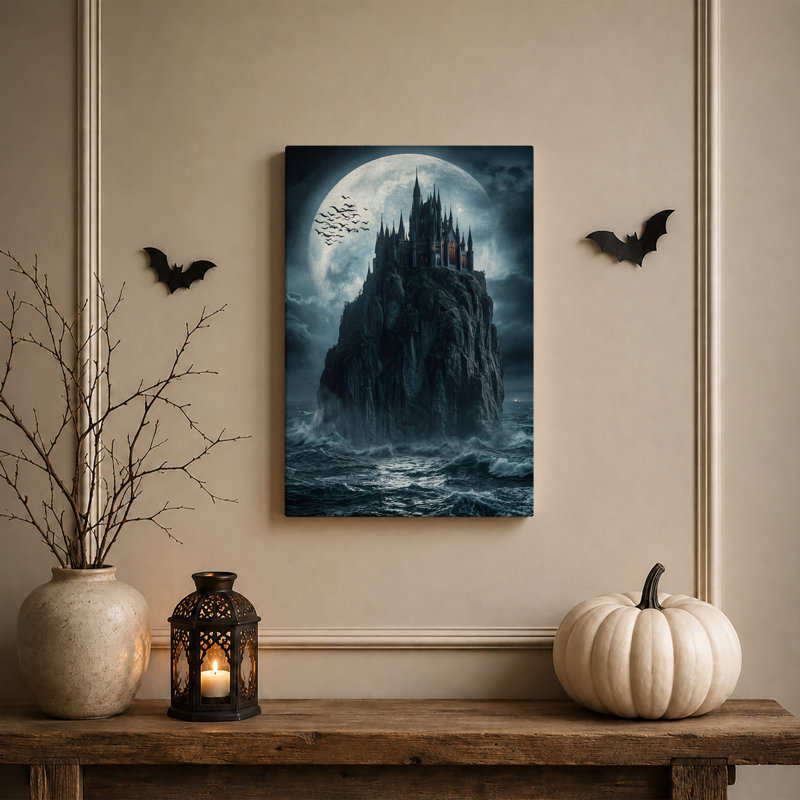 Impression sur toile Halloween, H 24 po x l 16 po