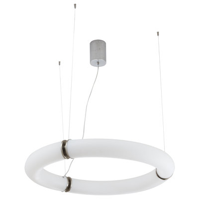 Luminaire suspendu rond 1 lumière DEL Transitional