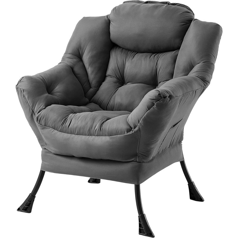 Lazy 84.8Cm Wide Tufted Armchair