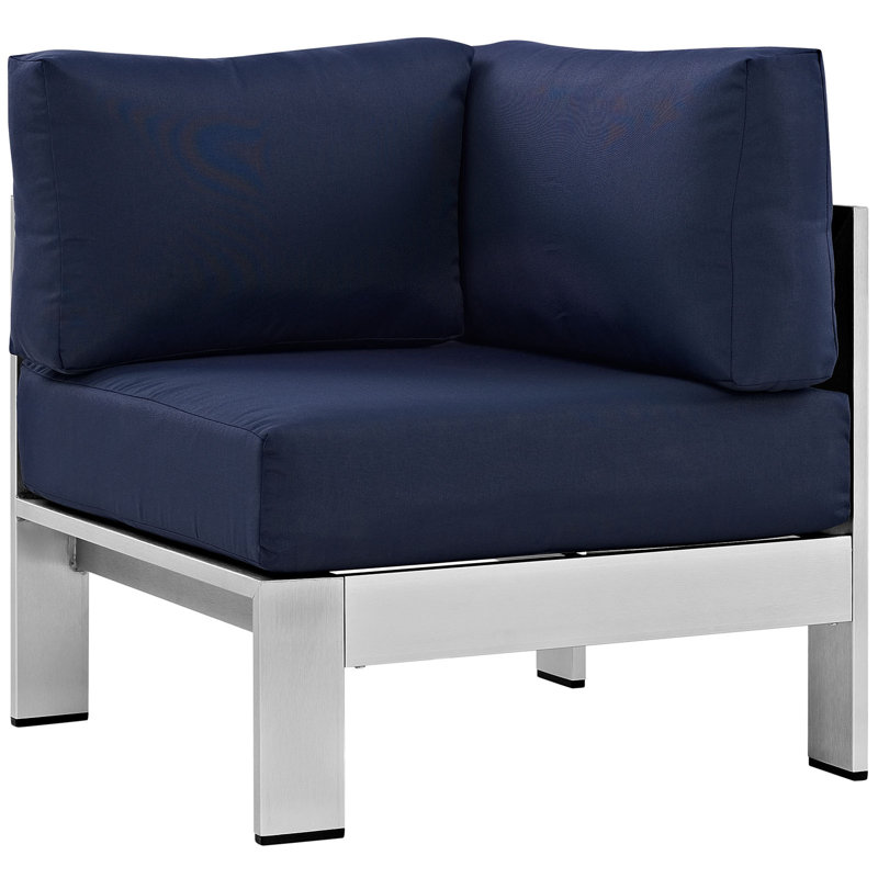 Fauteuil d'extérieur Shore, Bleu marine