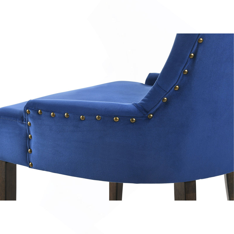 Ensemble de 2 chaises d'appoint Yotam, Bleu