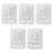  100% Turkish Cotton WHITNEY Scallop 6PC Embellished Towel Set-663463691-663491873