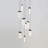 9 Lights Modern Perceus Chandelier Round Base Warm Light Dimmable