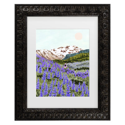 Bolog Sarah Gesek Lupine Matted Framed Art