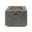 SQUARE IRON FIRE PIT-50 000 BTU