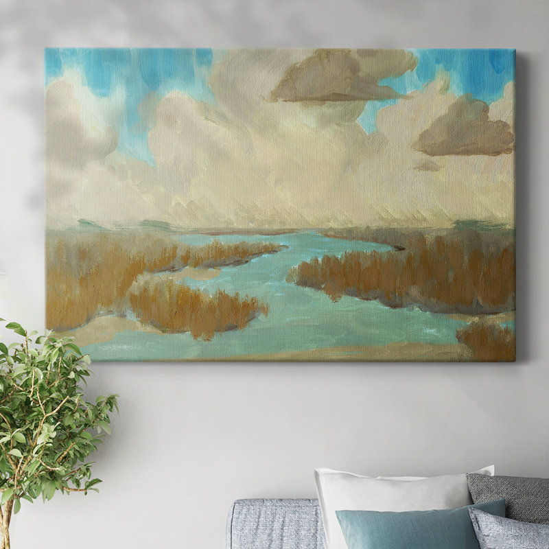 Toile tendue Fripp Island Water I-Gallery, H 32 po x l 48 po