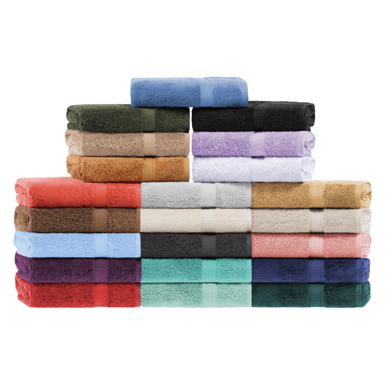 Alcott Hill® Huson 3 Piece 900 GSM 100% Egyptian Cotton Towel Set & Reviews