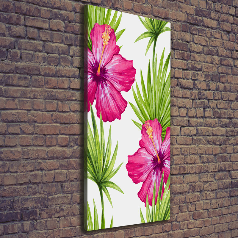 Hawaiian Pattern - Wrapped Canvas Print