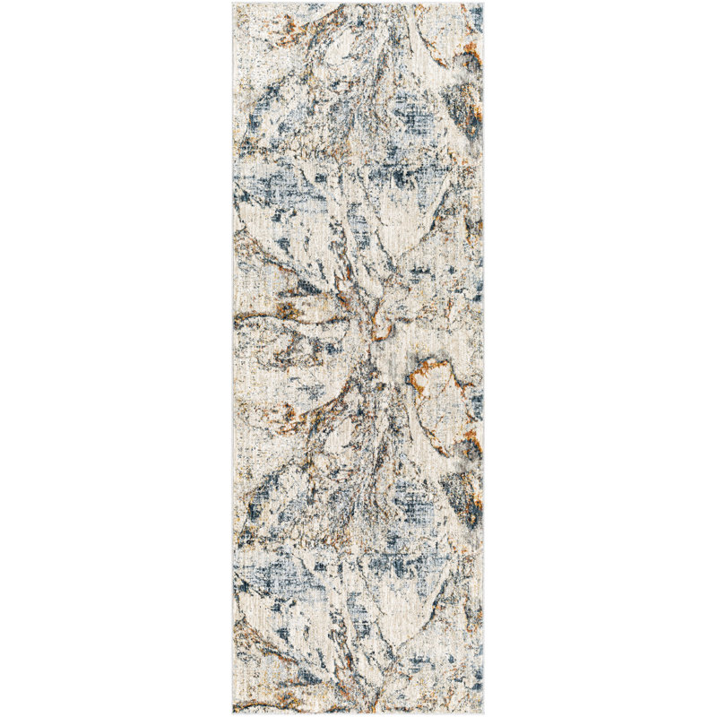 Abstract Indoor Rug, Runner 2'7" x 10'