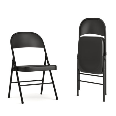 Oliverson Double Braced Metal Folding Chair