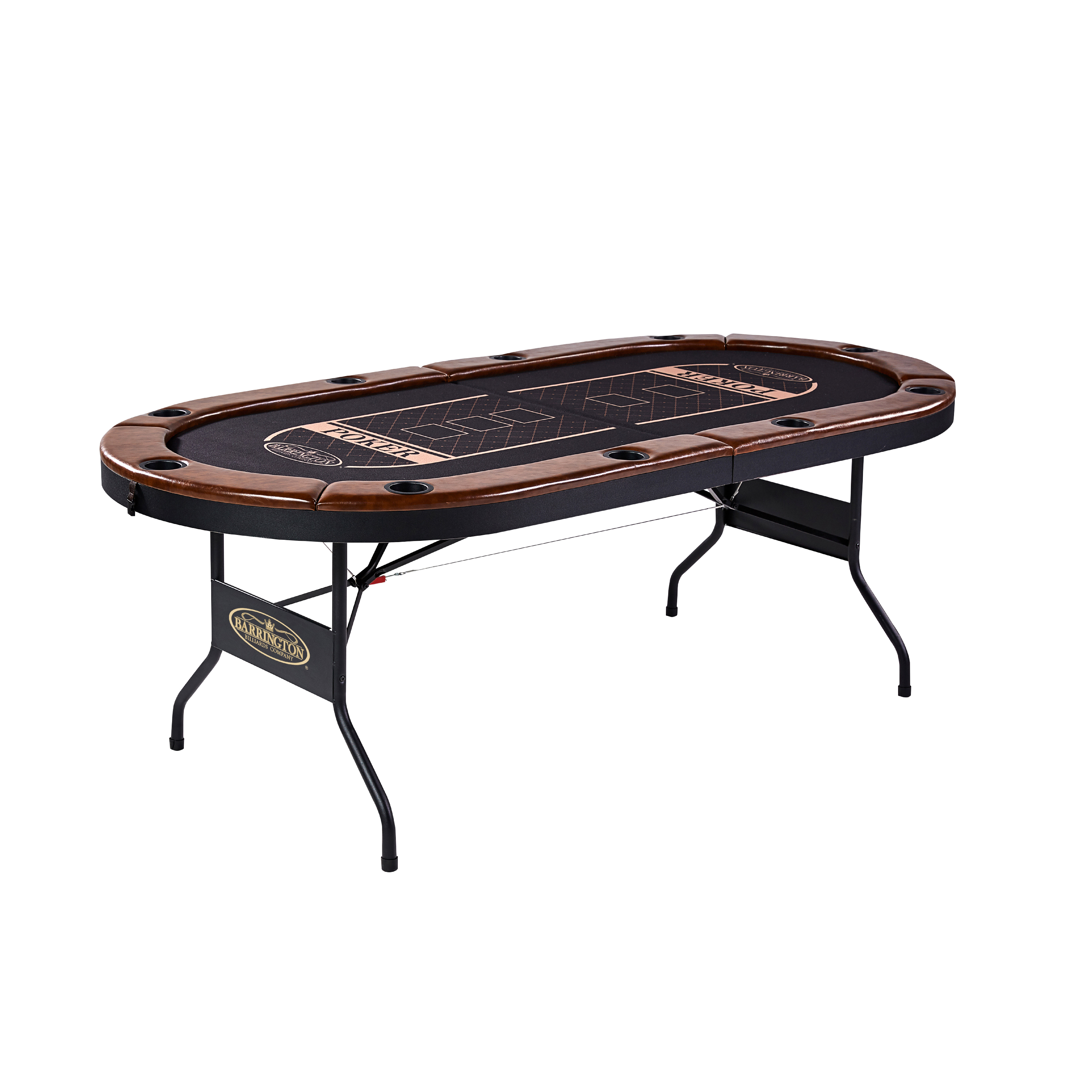 Black Folding Table Legs - Texas Poker Supply