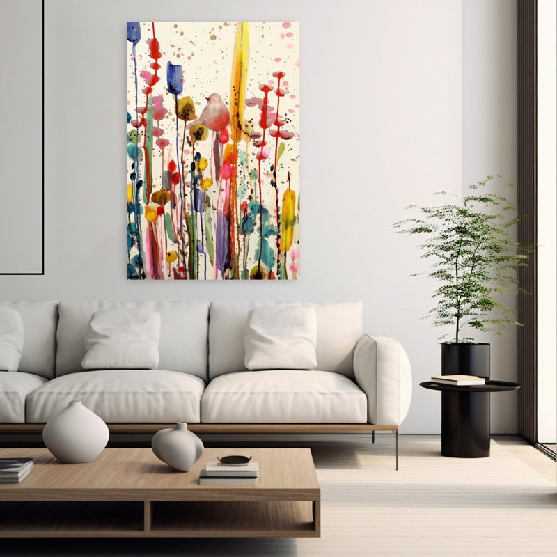 Art contemporain Art contemporain, H 60 po x l 40 po