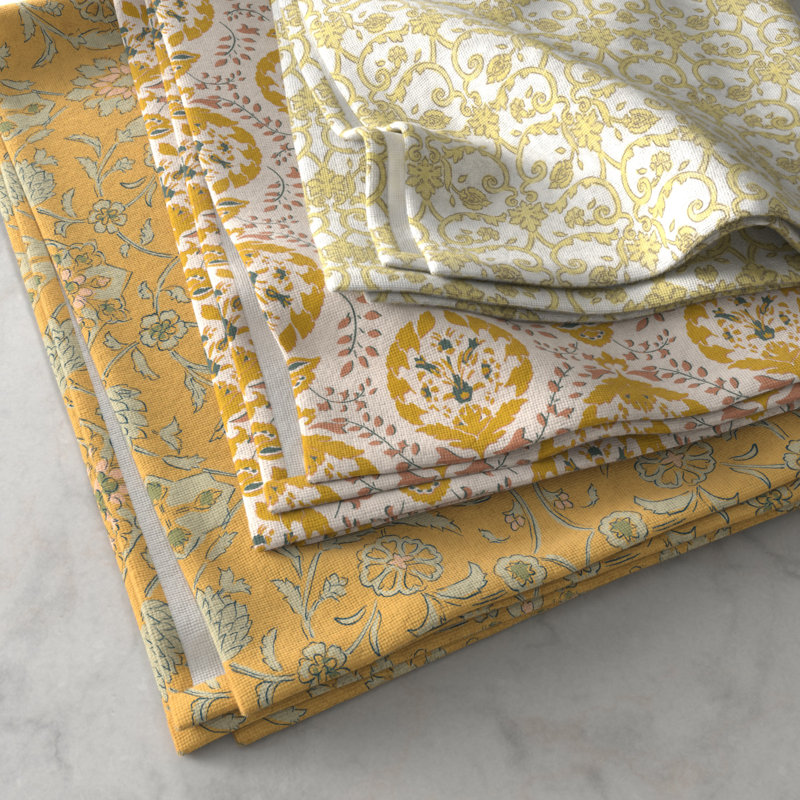 Ensemble de serviettes de cuisine 100% coton (ensemble de 6)
