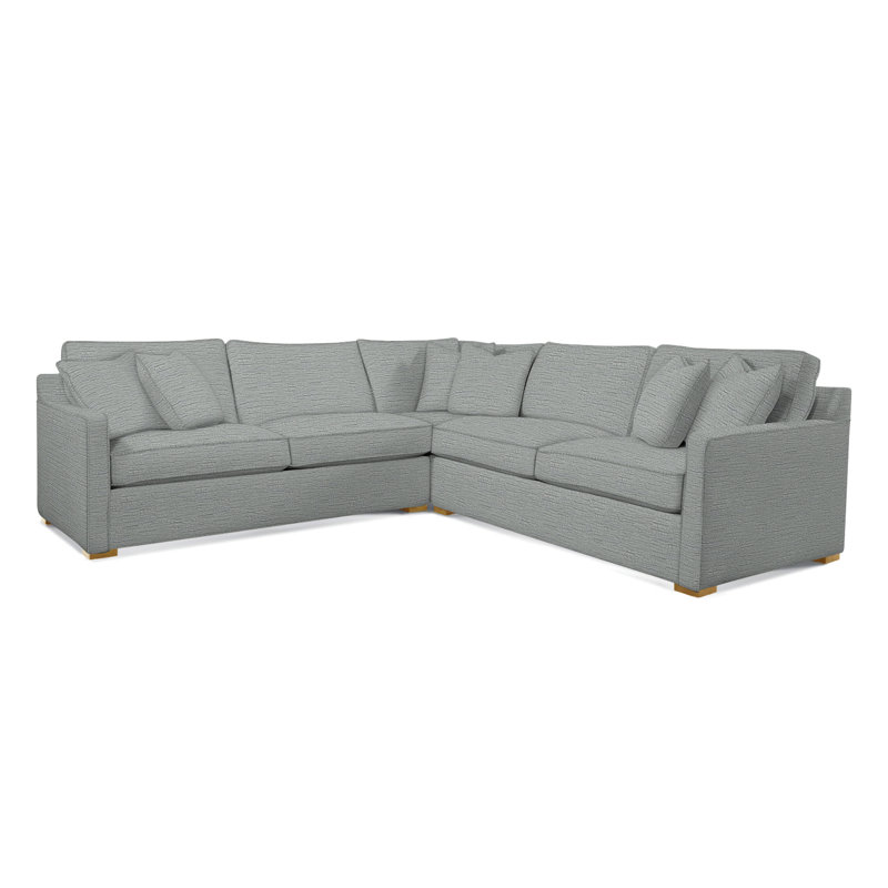 Brentwood Sectional, Honey, Brown Geometric, 0456-33