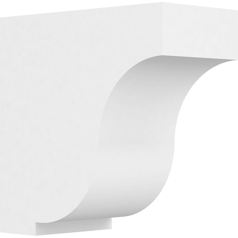 Support standard en uréthane Van Buren standard, brun clair apprêté, H 12 po x l 5 po x P 12 po