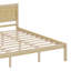 Platform Bed Frame With Headboard, Solid Pine Wood Slat Support - No Box Spring Needed-130557772