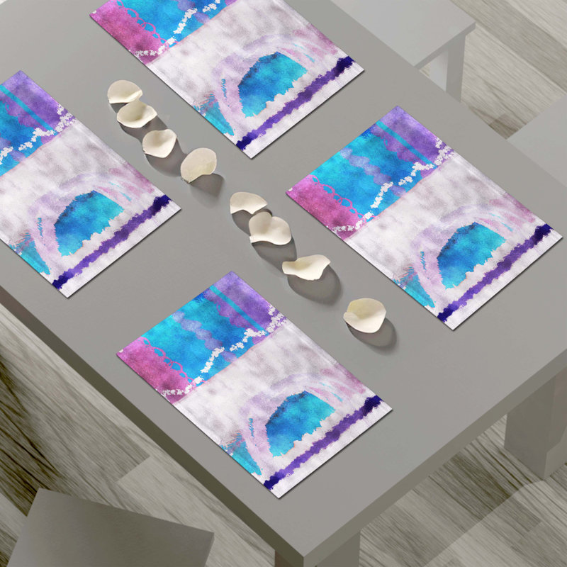 Napperon abstrait en polyester
