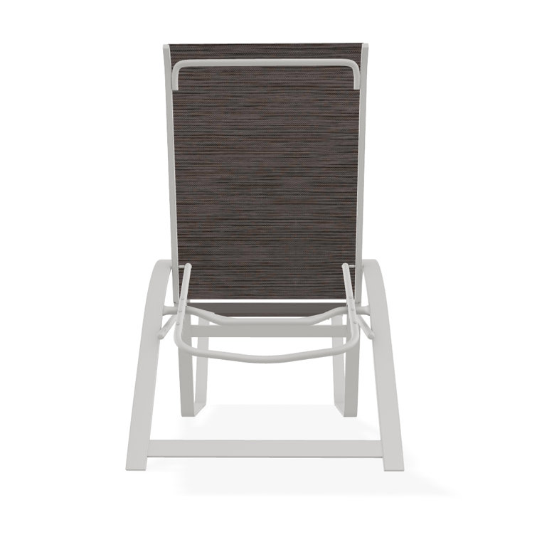 Holna Outdoor Rust-Resistant Metal Chaise Lounge