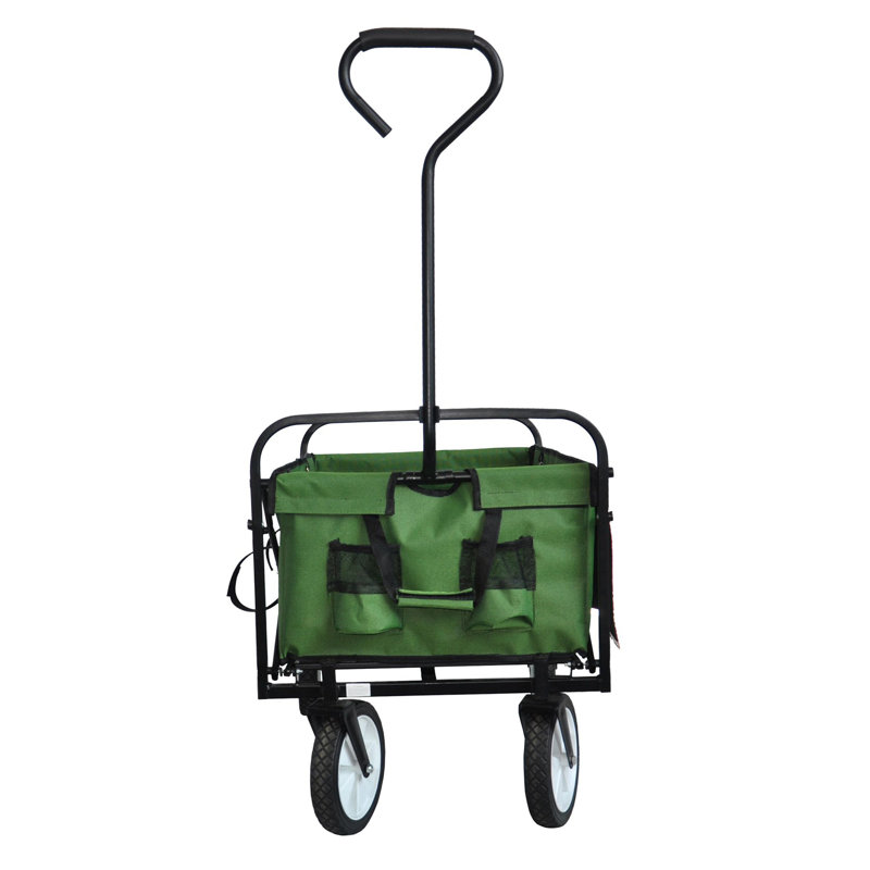 Chariot de plage pliable, Vert