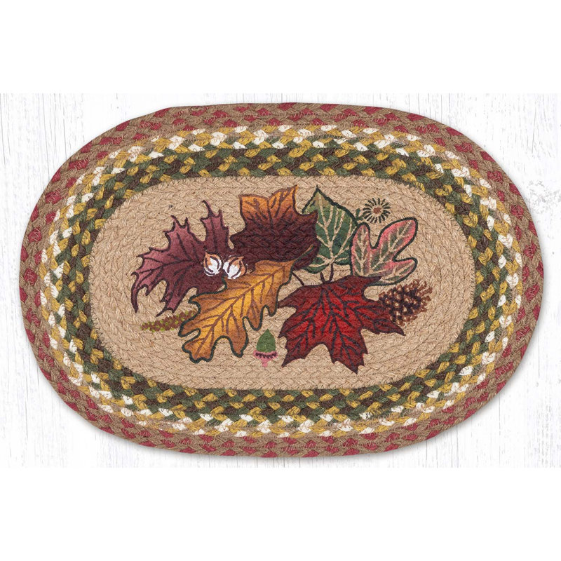  Napperon Autumn Leaves - Jute 13 po x 19 po