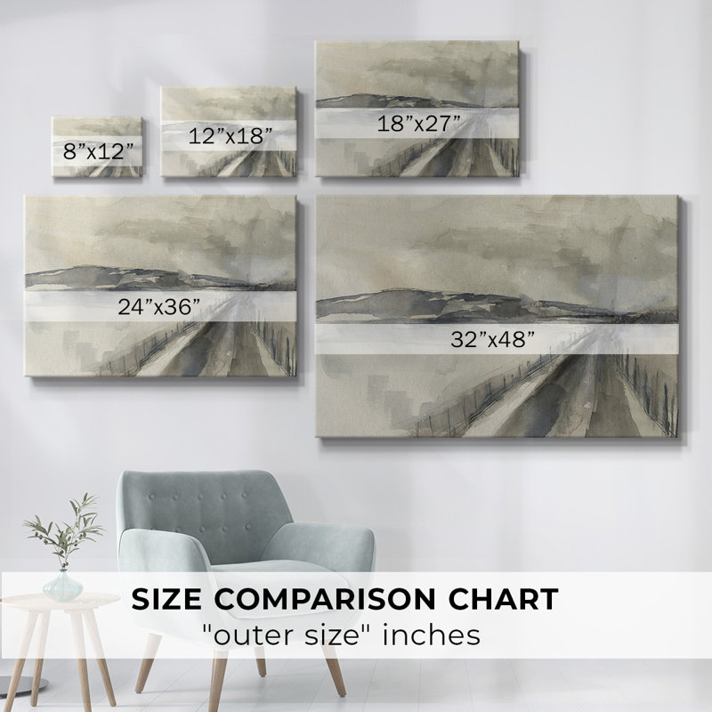 «Vanish Pathway II», toile tendue avec châssis, H 24 po x l 36 po