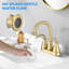 2-Handle Bathroom Sink Faucet With Pop-Up Drain